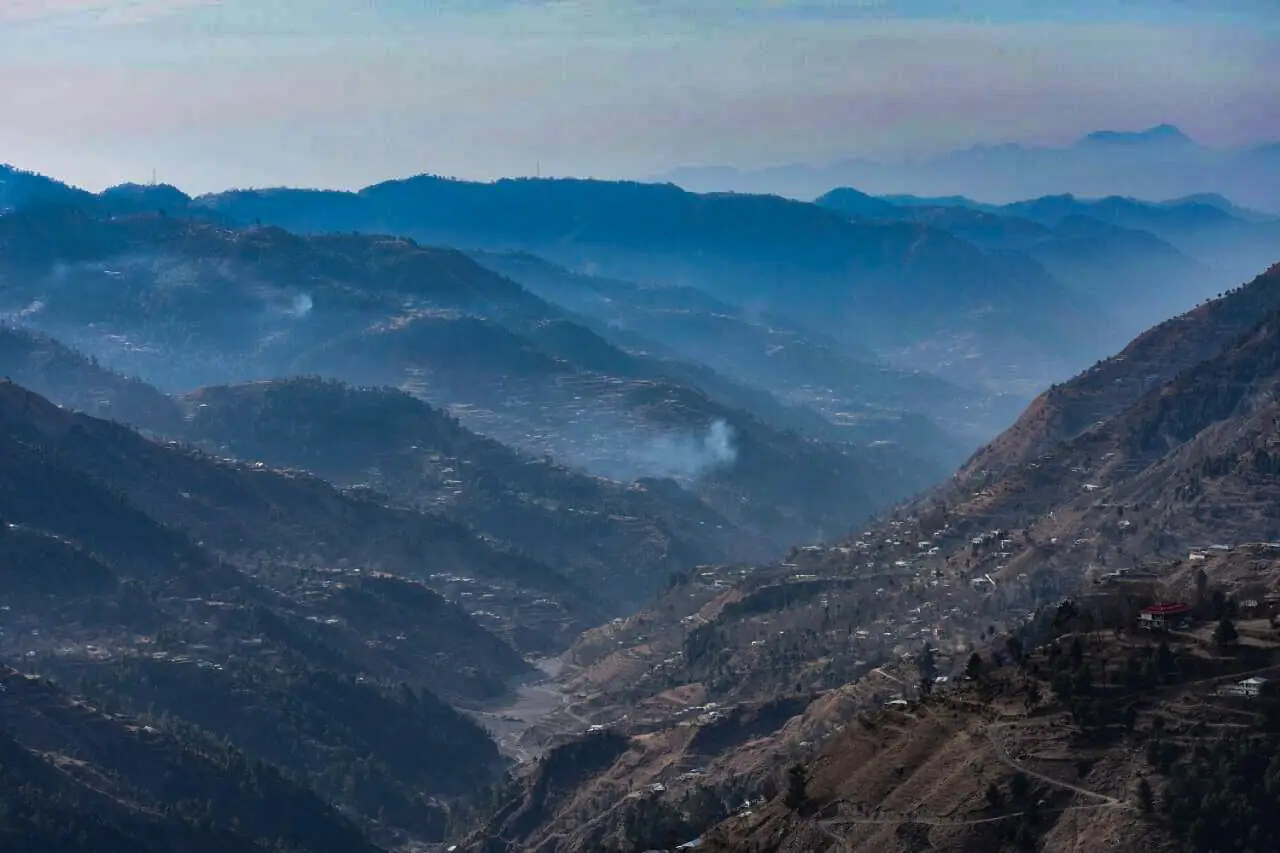 Berglandschaft bei Nathia Gali in Khyber Pakhtunkhwa